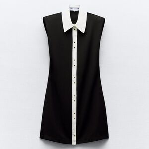 Zara - Sleeveless Crepe Dress